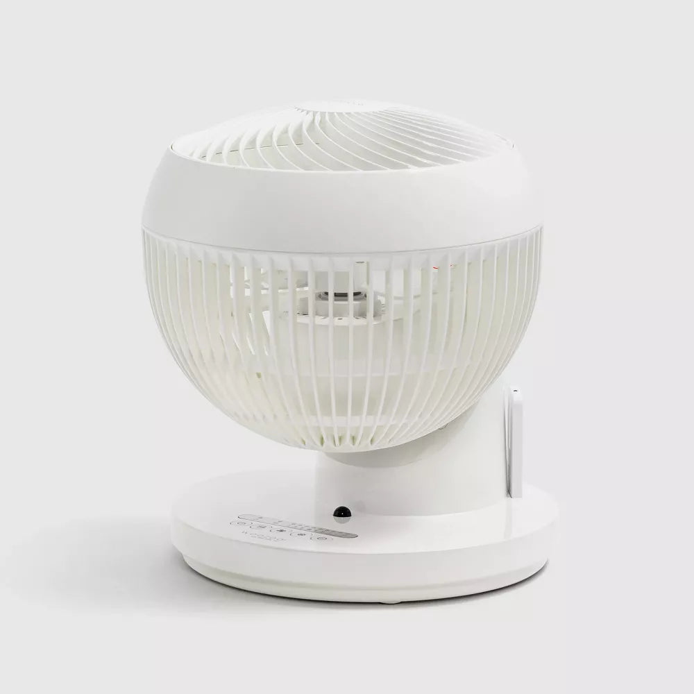 360-Degree Oscillating Tabletop Electric Fan with Remote Control and Timer