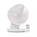 360-Degree Oscillating Tabletop Electric Fan with Remote Control and Timer