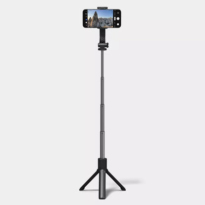 Extendable Bluetooth Selfie Stick with Built-In Stabilizer and Tripod Base for Smartphones