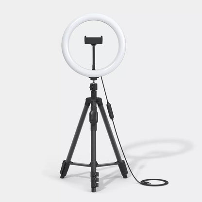 10 Inch LED Ring Light with Adjustable Tripod Stand and Bluetooth Remote Shutter
