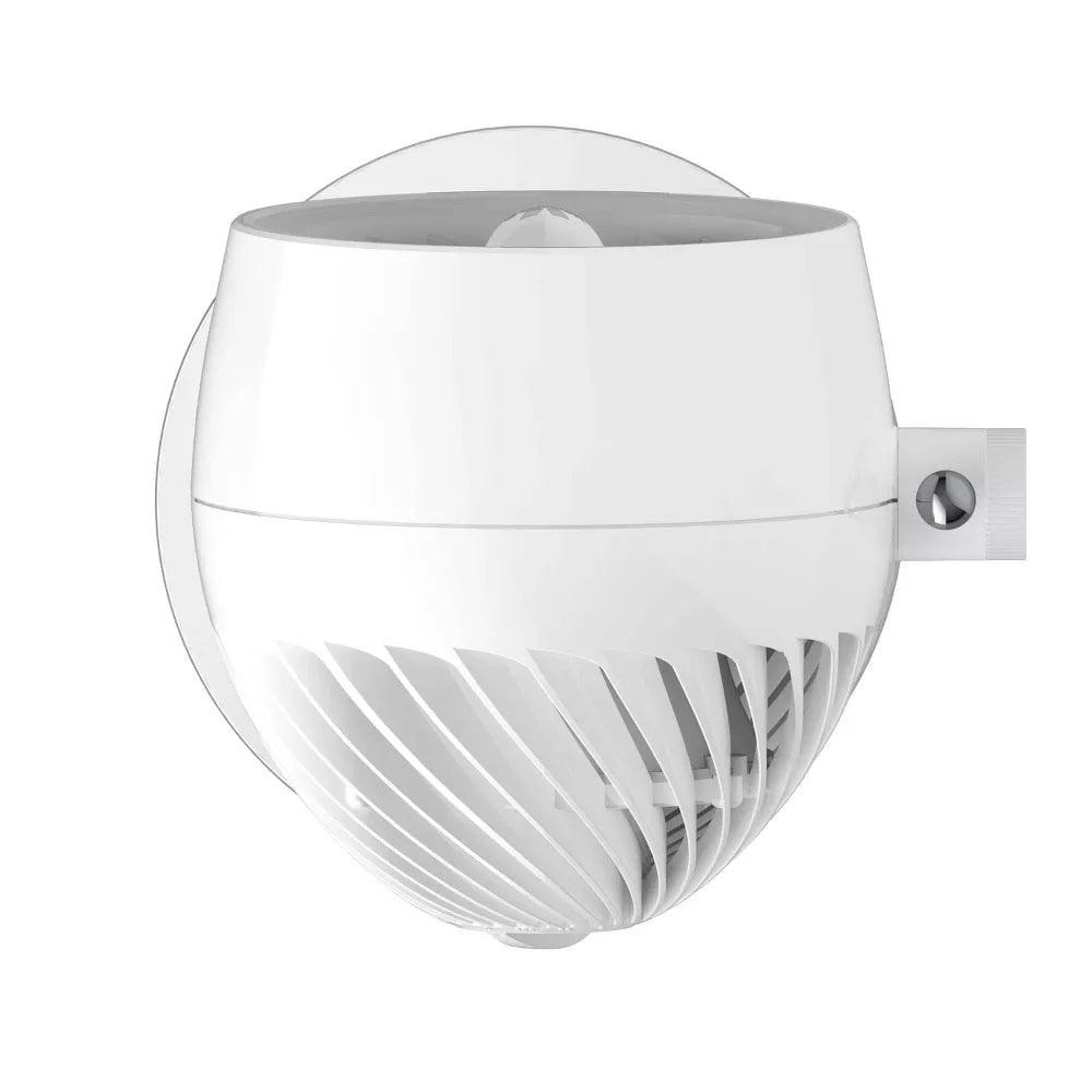 Adjustable Swivel Desk Electric Air Circulator Fan with Decorative Design Discs