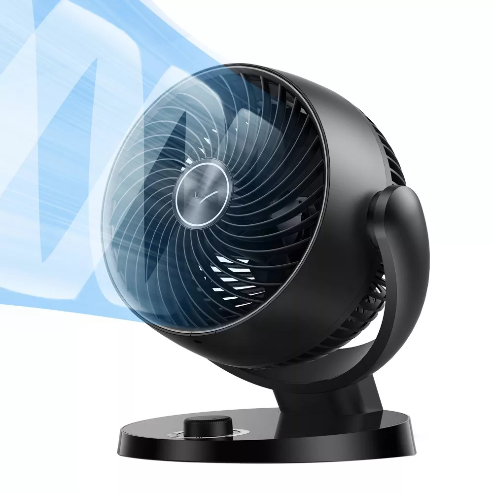 7 Inch Adjustable Tilt Tabletop Electric Circulator Fan with Aromatherapy Function