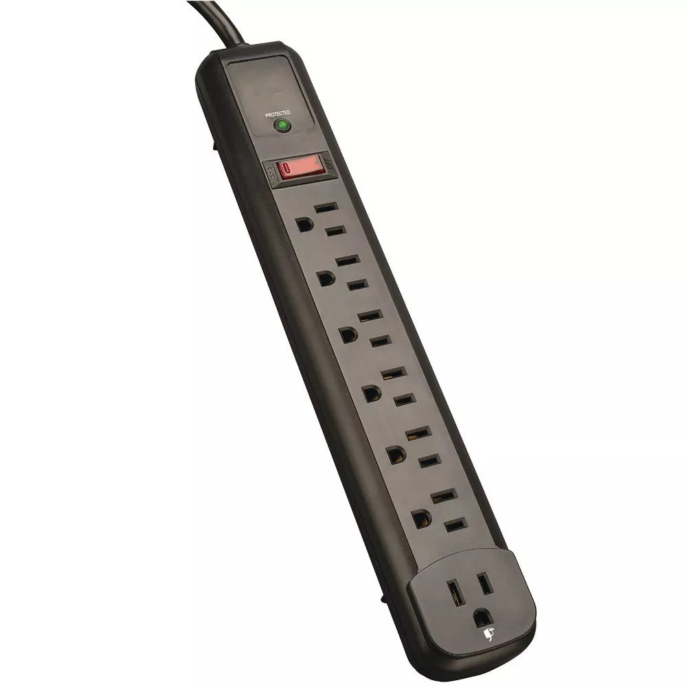 4ft Surge Protector Power Strip with 7 AC Outlets