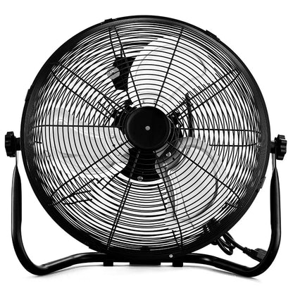 16 Inch High Velocity Dual-Purpose Floor & Wall Mount Electric Fan