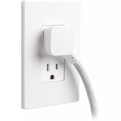 6ft Braided Extension Cord Power Strip with 2 AC Outlets, USB-A & USB-C Ports