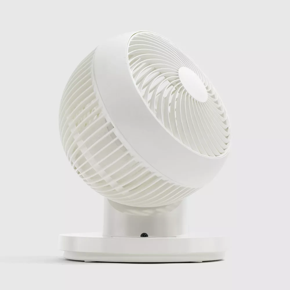 360-Degree Oscillating Tabletop Electric Fan with Remote Control and Timer