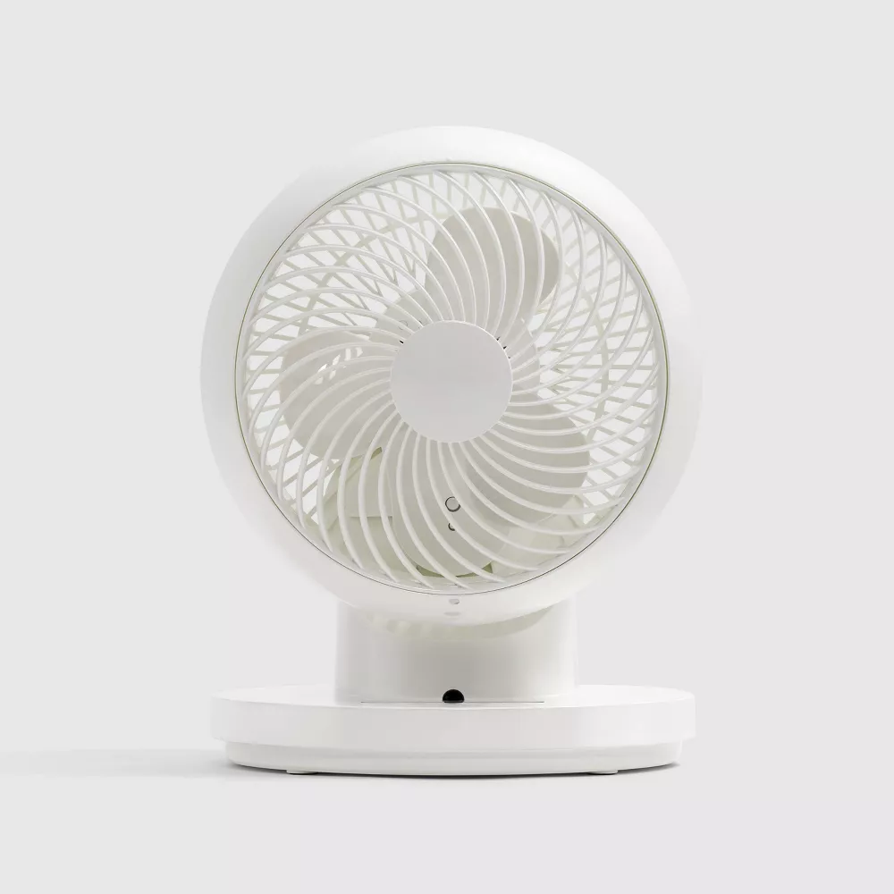 360-Degree Oscillating Tabletop Electric Fan with Remote Control and Timer