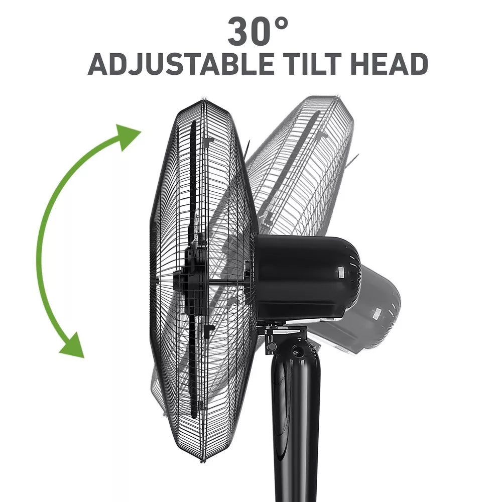 18 Inch Oscillating Height Adjustable Stand Electric Fan with Remote Control