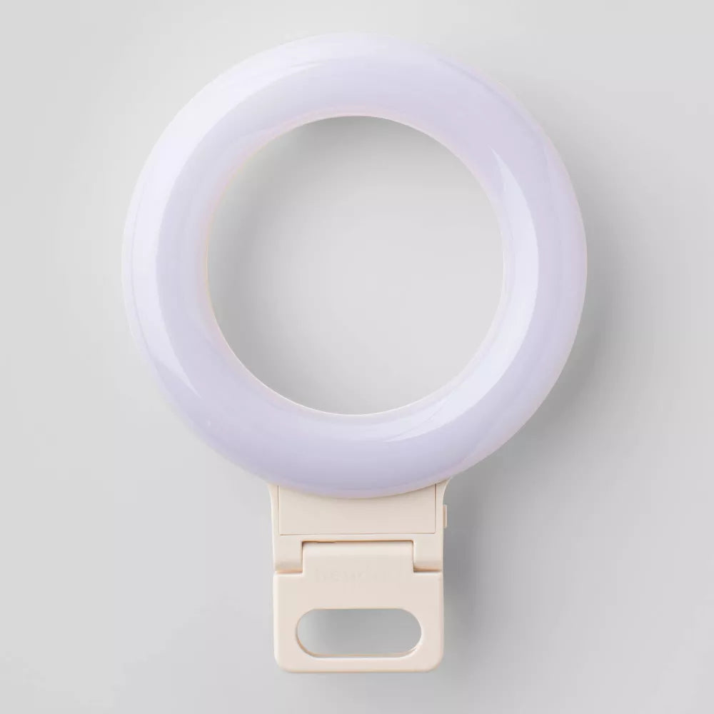 Clip-On Portable Conference Ring Light for Laptops, Phones and Tablets