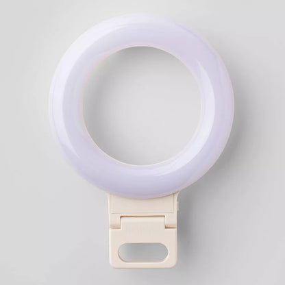 Clip-On Portable Conference Ring Light for Laptops, Phones and Tablets