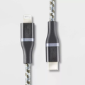 6ft Nylon Braided USB-C to Lightning Charging & Data Sync Cable